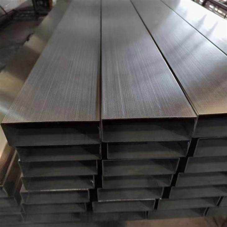 Polished Rectangular 316 Stainless Steel Pipe