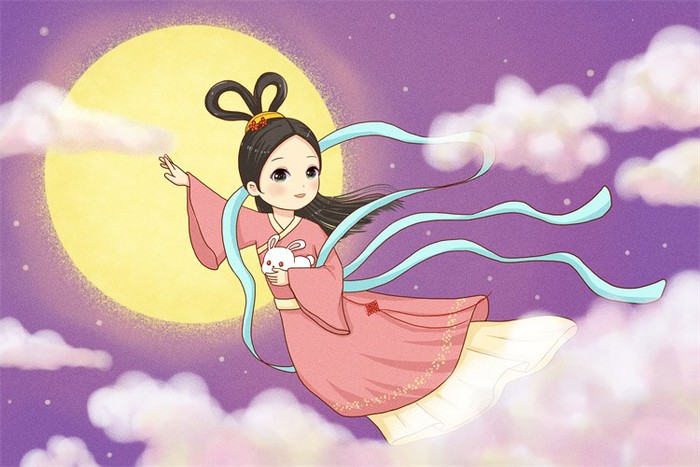 Chang'e Flying to the Moon Chang'e Flying to the Moon