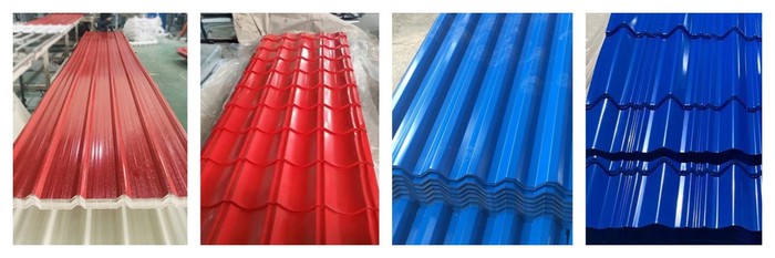 Corrugated sheet metal panels Corrugated sheet metal panels