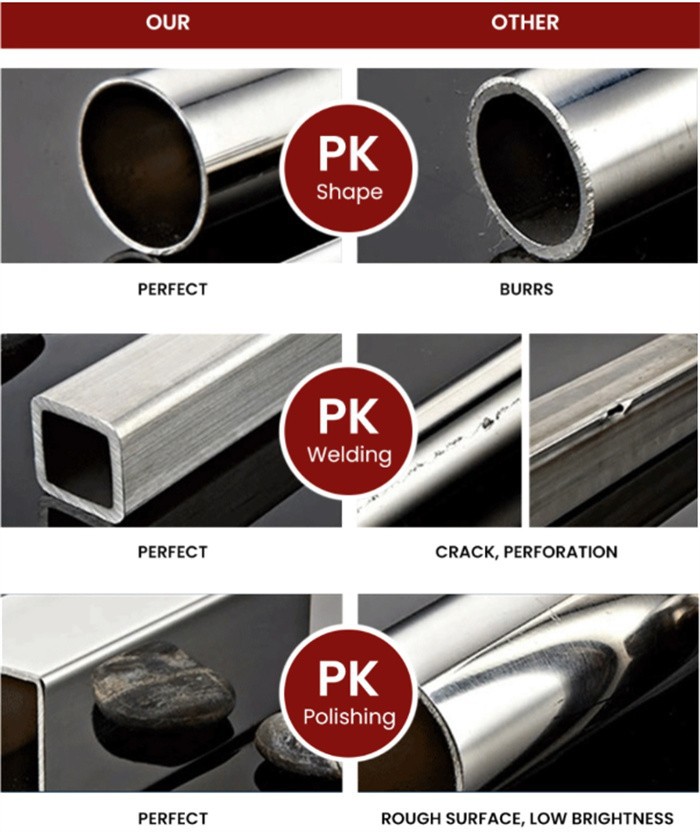 SS 304 SS 304L Pipe Tubing